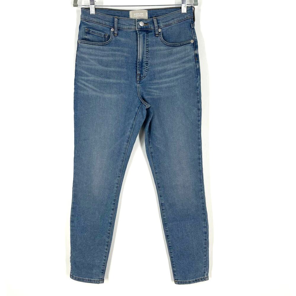 Everlane The High Rise Skinny Jean Women's 30 Blue Denim Stretch
